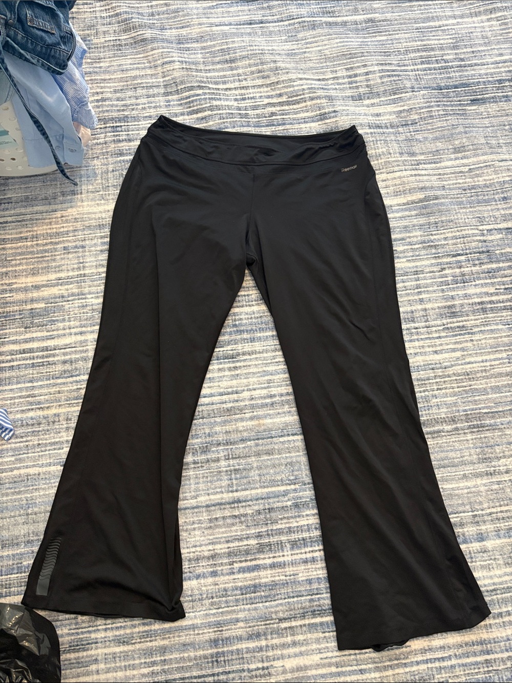 Reebok Black Flare Yoga Pants